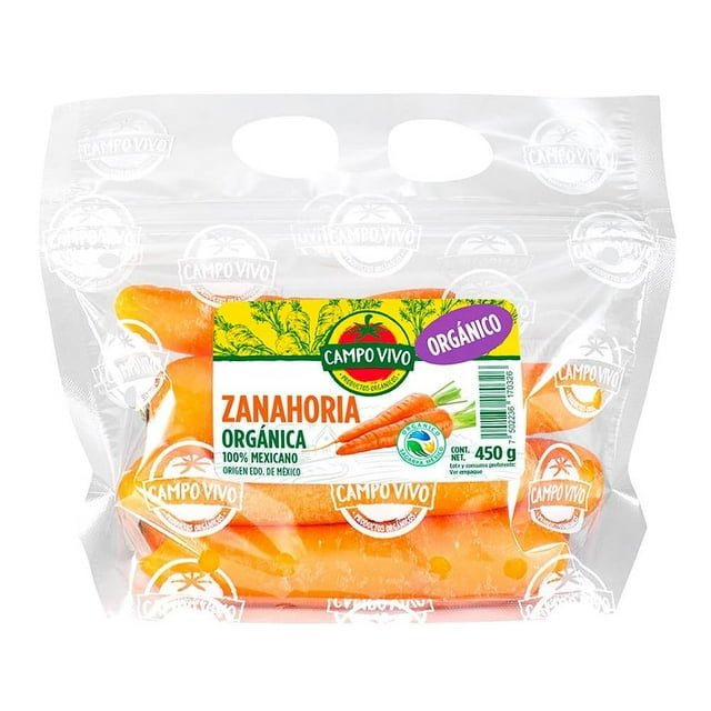 Campo Vivo Organic Carrots - 450g (1 lb) Bag