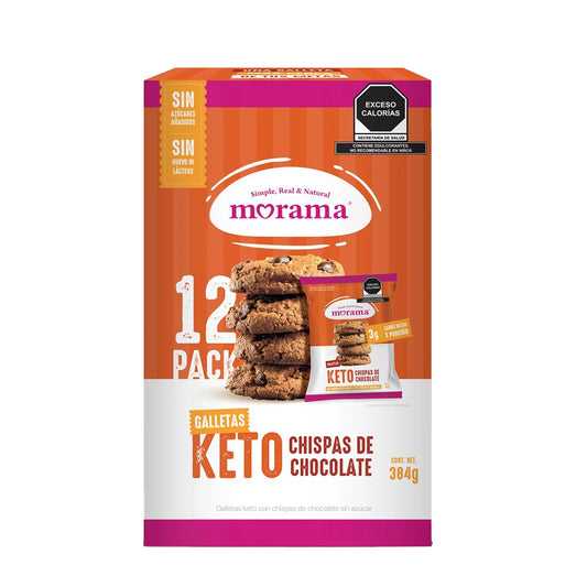 Morama Almond Flour Keto Cookies with Chocolate Chips (384g)