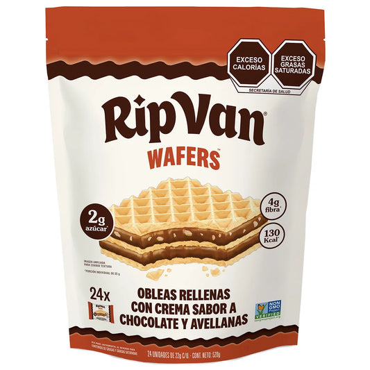 Rip Van Chocolate Hazelnut Stuffed Wafers - 24ct / 0.77 oz (22g) each