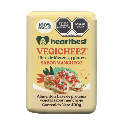 Heartbest Vegicheez: Vegan Manchego-Style Cheese - 400g
