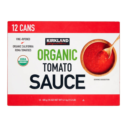 Kirkland Signature Organic Tomato Sauce 12-Count