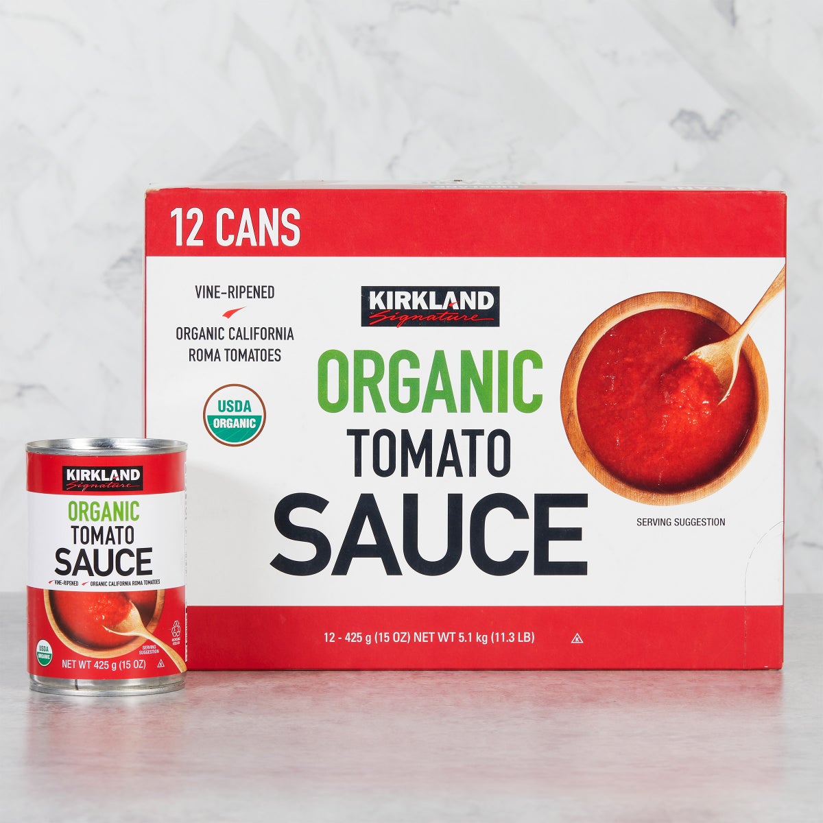 Kirkland Signature Organic Tomato Sauce 12-Count