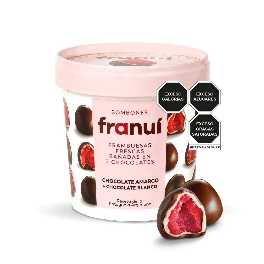 Franuí Dark Chocolate Covered Raspberries (150 g)