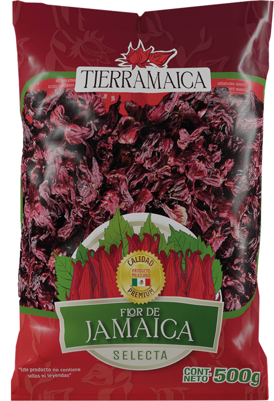 Tierramaica Premium National Dried Hibiscus Flowers - 500g Bag