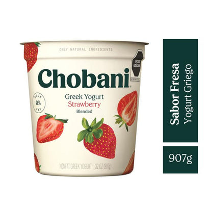 Chobani Greek Yogurt - Blended Strawberry (907g / 32 oz)