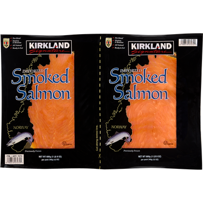 Kirkland Signature Smoked Salmon, 12 oz, 2 ct