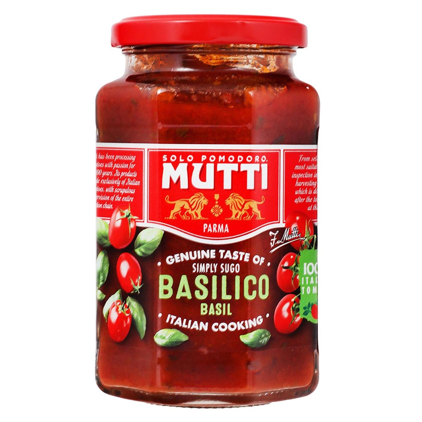 Mutti Tomato Sauce with Basil - 400 g