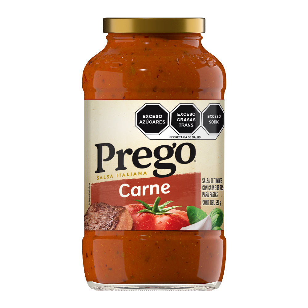 Prego Traditional Meat Flavor Spaghetti Sauce, 680 g (24 oz)