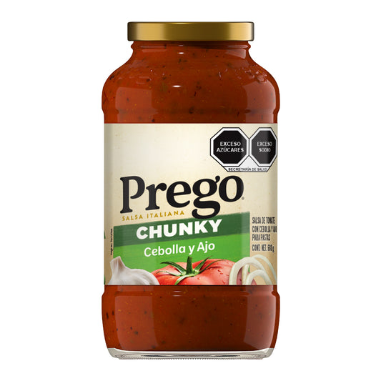 Prego Chunky Tomato, Onion & Garlic Italian Pasta Sauce (24 oz / 680 g)
