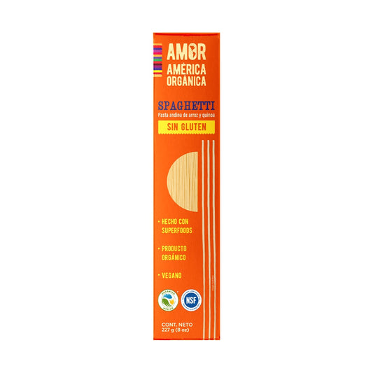 America Orgánica Gluten-Free Organic Rice & Quinoa Spaghetti, 227 g