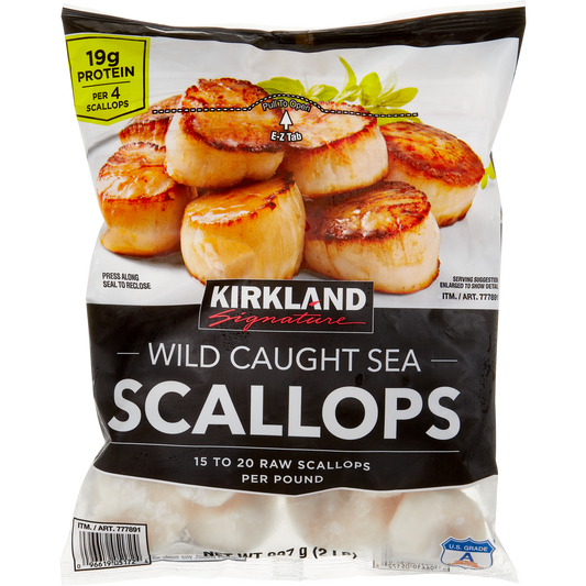 Kirkland Signature Sea Scallops, Wild Caught, 2 lbs