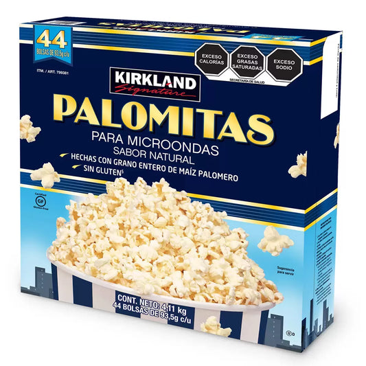 Kirkland Signature Natural Flavor Popcorn (44 ct, 93.5 g each)