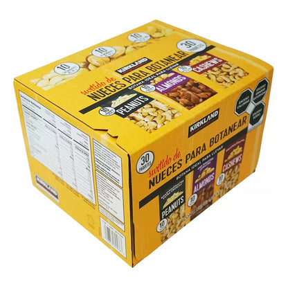 Kirkland Signature Snacking Nuts, Variety Pack, 1.6 oz, 30-count