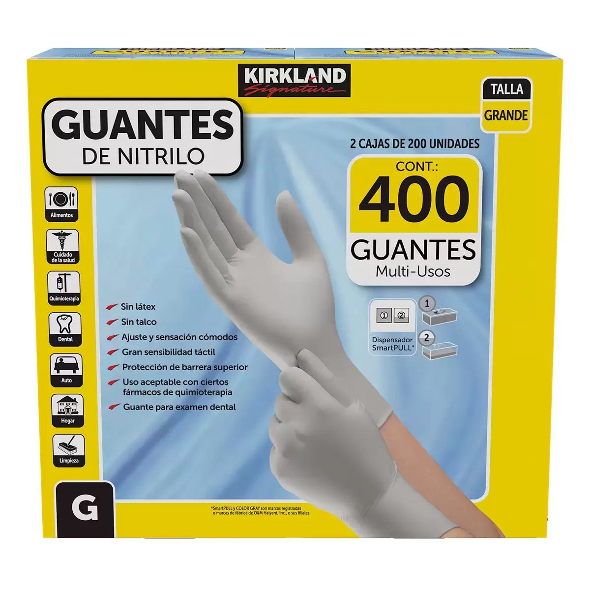 Kirkland Signature Nitrile Gloves, 400 Count