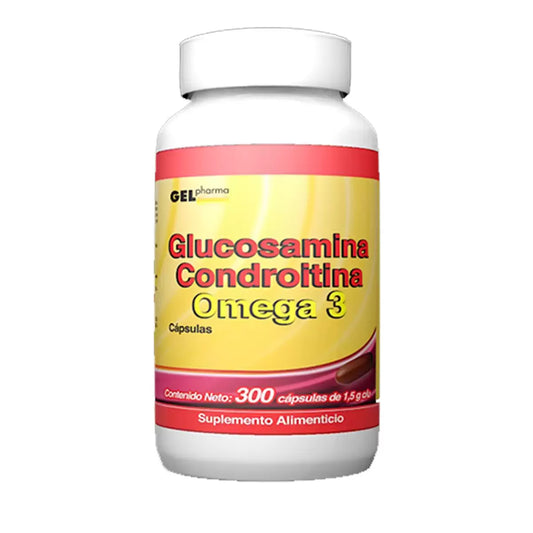 Glucosamine Chondroitin & Omega 3 Supplement - 300 Capsules
