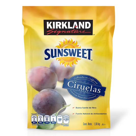Kirkland Signature, Sunsweet Whole Dried Plums, 3.5 lbs