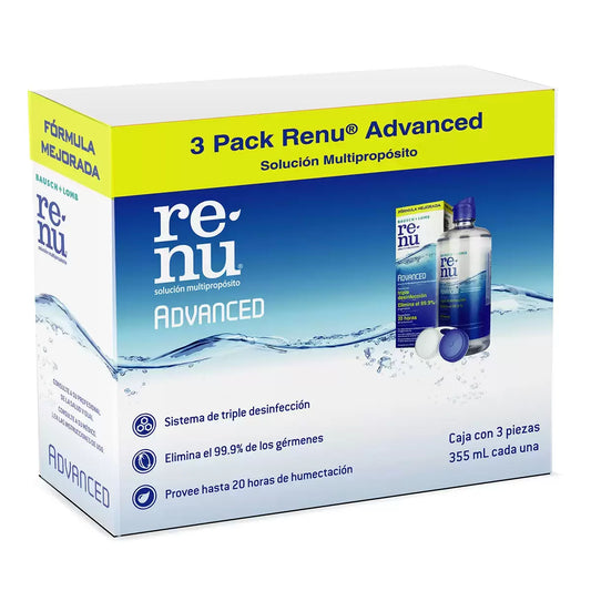 Renu Advanced Multi-Purpose Solution, 3-Pack (355 mL each)