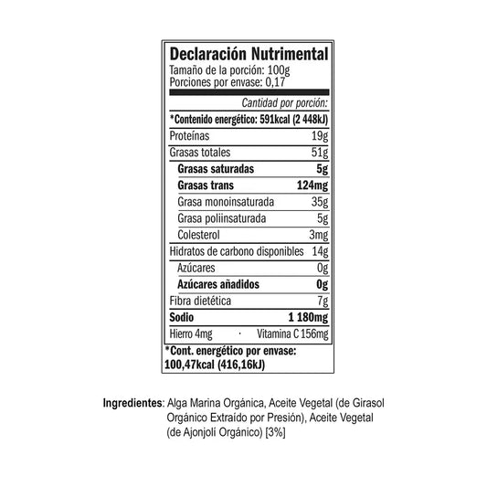 Kirkland Signature Organic Roasted Seaweed, 0.6 oz, 10-count