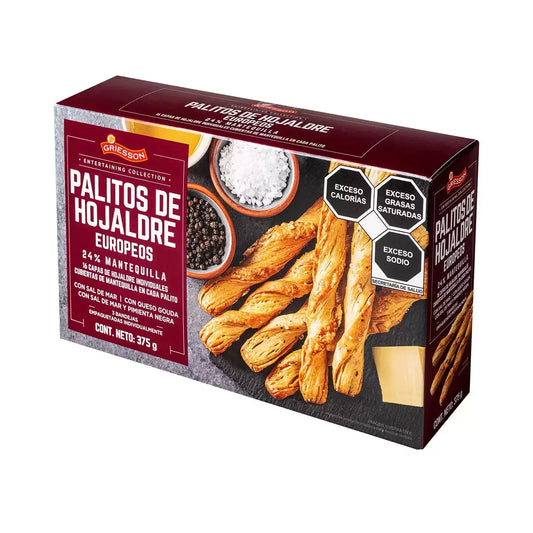 Griesson European Puff Pastry Sticks 375 g