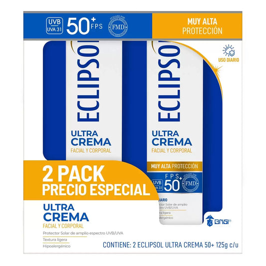Eclipsol Sunscreen SPF 50+ (2-pack)