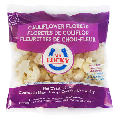 Mr. Lucky Cauliflower Florets - 454g (16 oz)