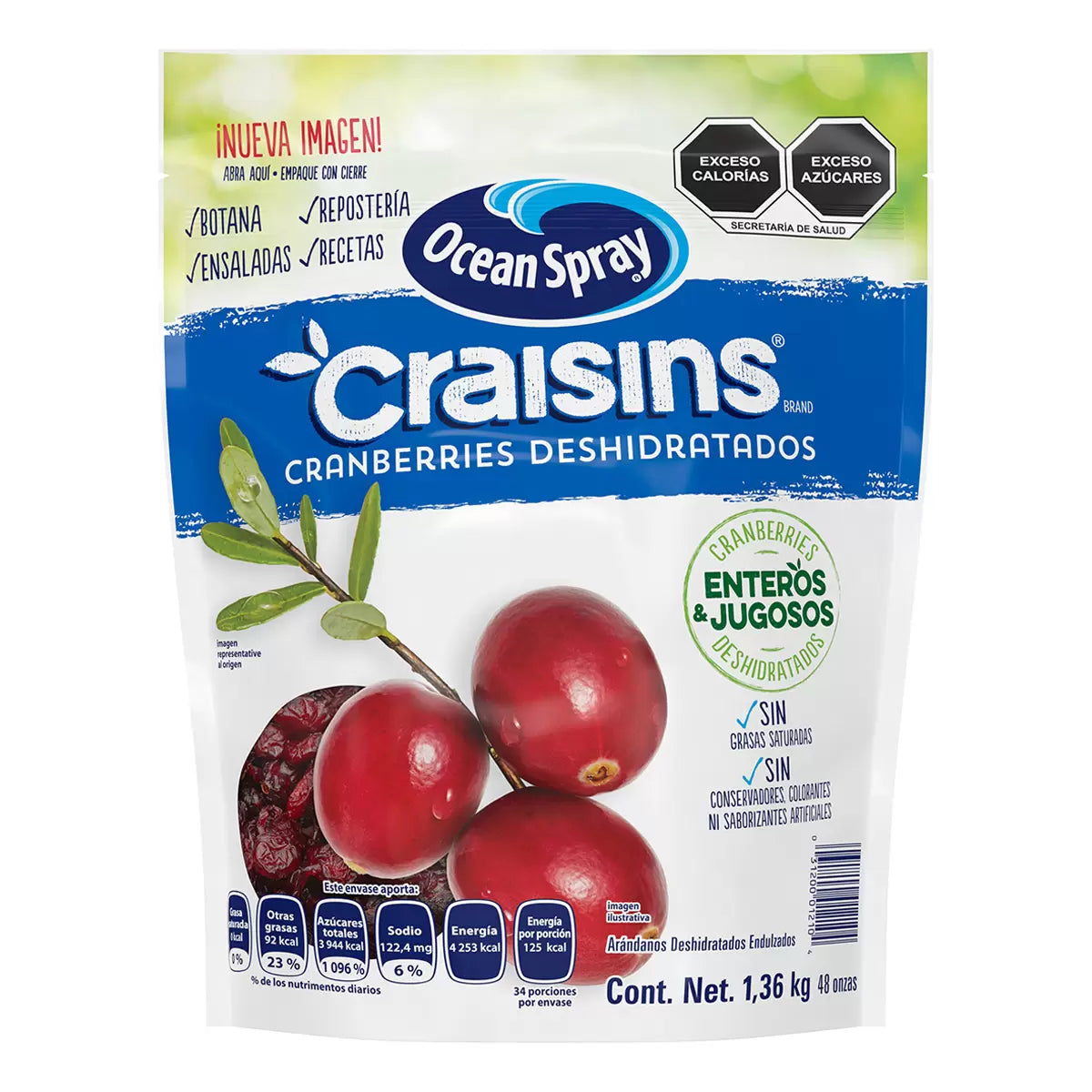 Ocean Spray Dried Cranberries 1.36kg