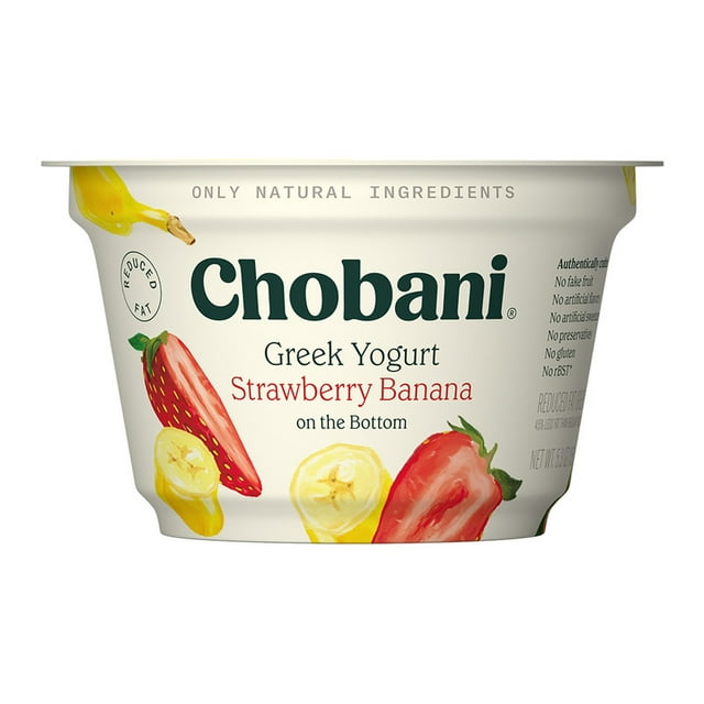 Chobani Strawberry Banana Blended Greek Yogurt (150g / 5.3 oz)