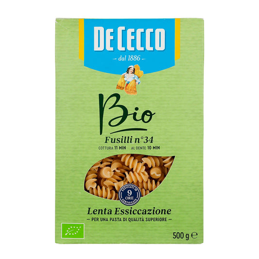 De Cecco Organic Fusilli Pasta - 500g