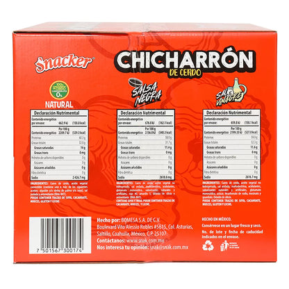 Snacker Pork Chicharron Assorted Pack 21 pieces, 30 g each