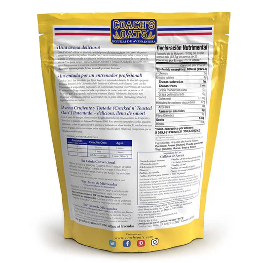Coach ́s Oats Whole Grain Oatmeal 3 lbs