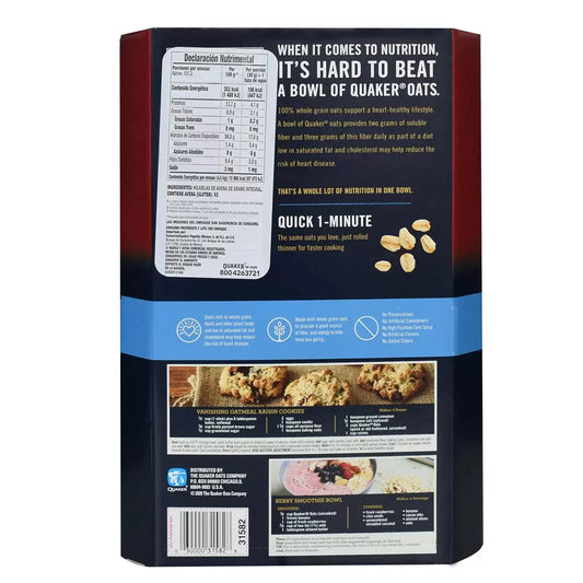 Quaker Oats Old Fashioned Oatmeal 10 lbs