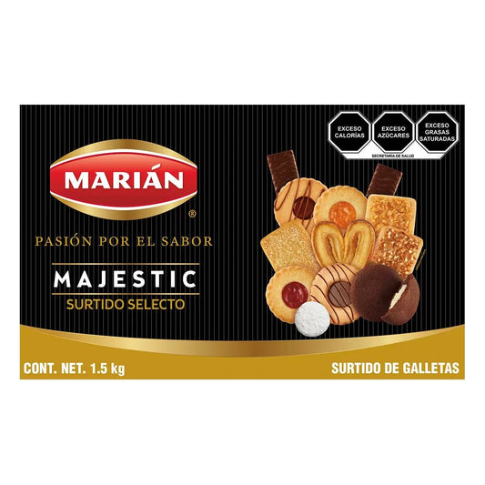 Marián Majestic Select Assorted Cookies Tin, 1.5 kg / 3.3 lb