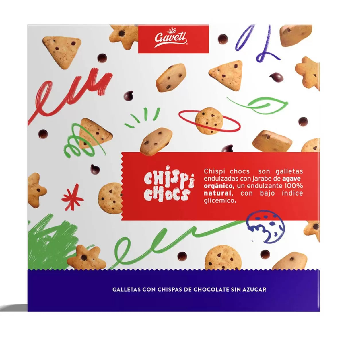 Gaveti Chispi Chocs Chocolate Chip Cookies (Sugar-Free, 18-pack, 48 g each)