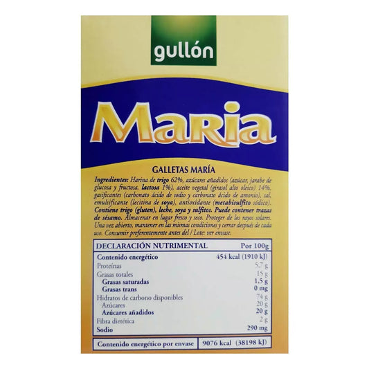 Gullón María Dorada Biscuits - 200g Individual Pack