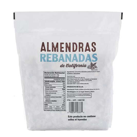 Kirkland Signature California Sliced Almonds 908g