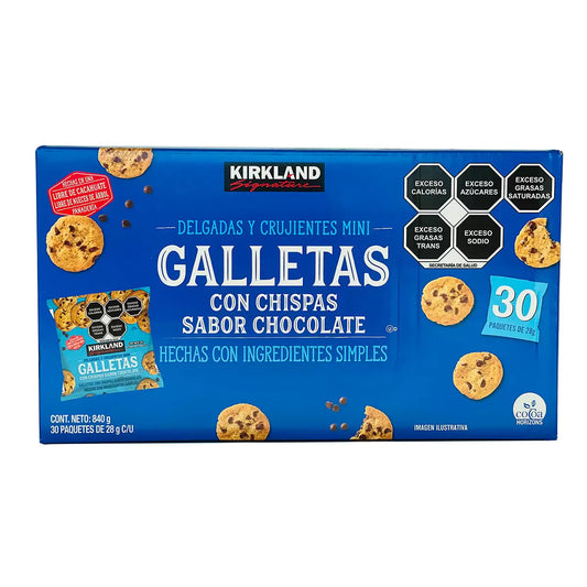 Kirkland Signature Mini Chocolate Chip Cookies (30-pack, 28 g each)