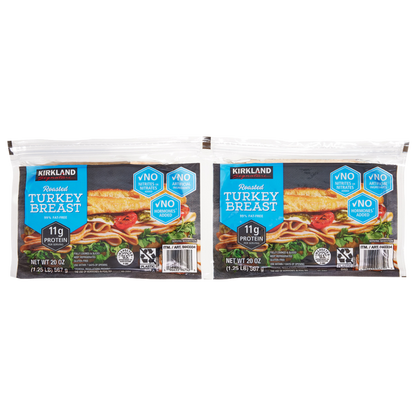 Kirkland Signature Roasted Turkey Breast, 20 oz, 2 ct
