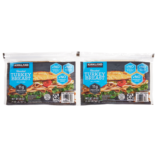 Kirkland Signature Roasted Turkey Breast, 20 oz, 2 ct