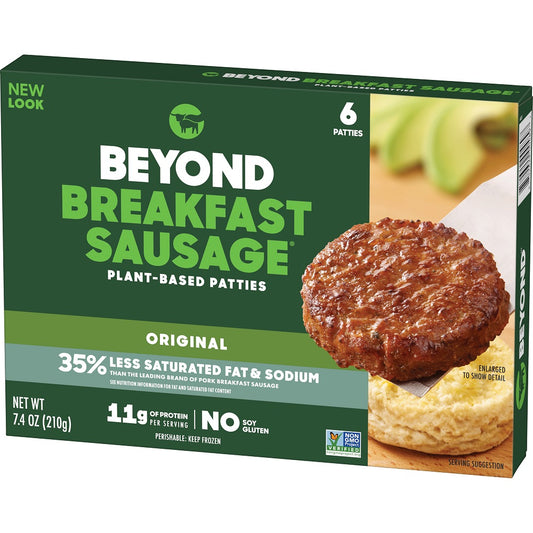 Beyond Meat Plant-Based Frozen Sausage, 6-Pack, 210g