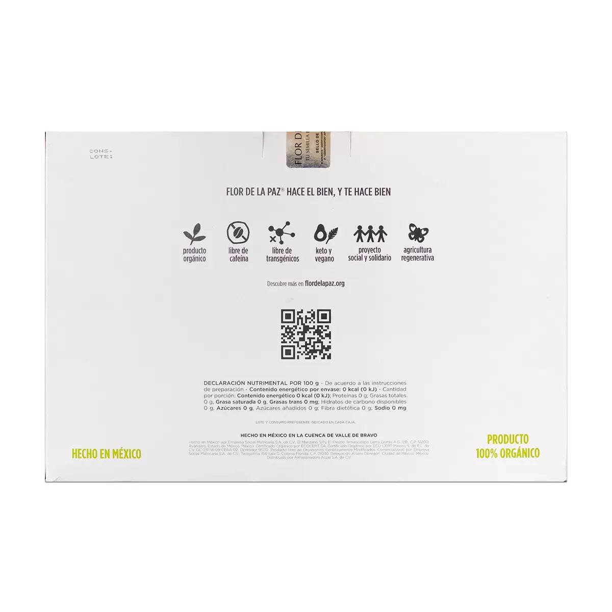 Flor de La Paz Organic Tea Kit (4 boxes with 16 sachets each)