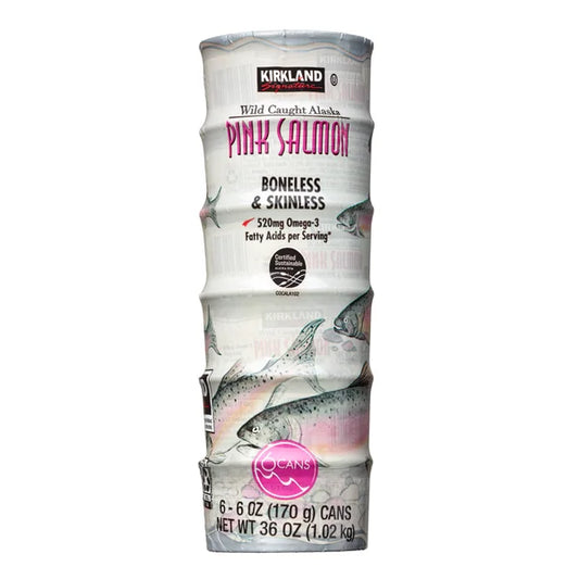 Kirkland Signature Canned Wild Salmon (6 ct, 170 g each)