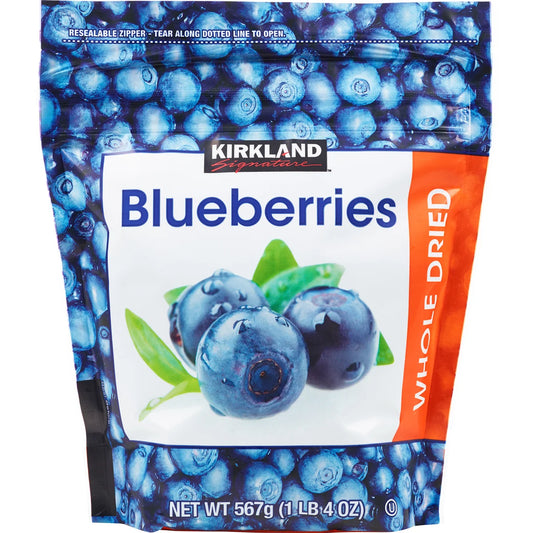 Kirkland Signature Whole Dried Blueberries 20 oz