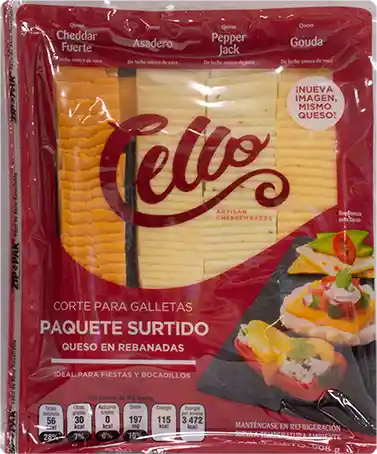 Cello Assorted Sliced Cheese with Cracker Cuts