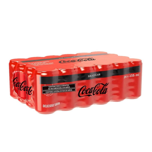 Coca-Cola Zero Sugar Soda Cans, 24-Pack Mini Cans (7.5 fl oz / 235 ml each)
