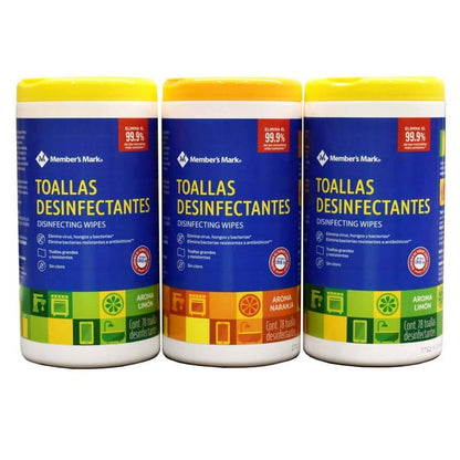 Member's Mark Disinfecting Wipes, 3 / 78 wipes