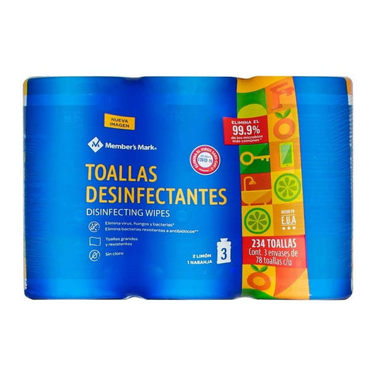 Member's Mark Disinfecting Wipes, 3 / 78 wipes