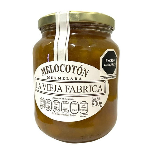 La Vieja Fabrica Traditional Peach Jam, 800 g