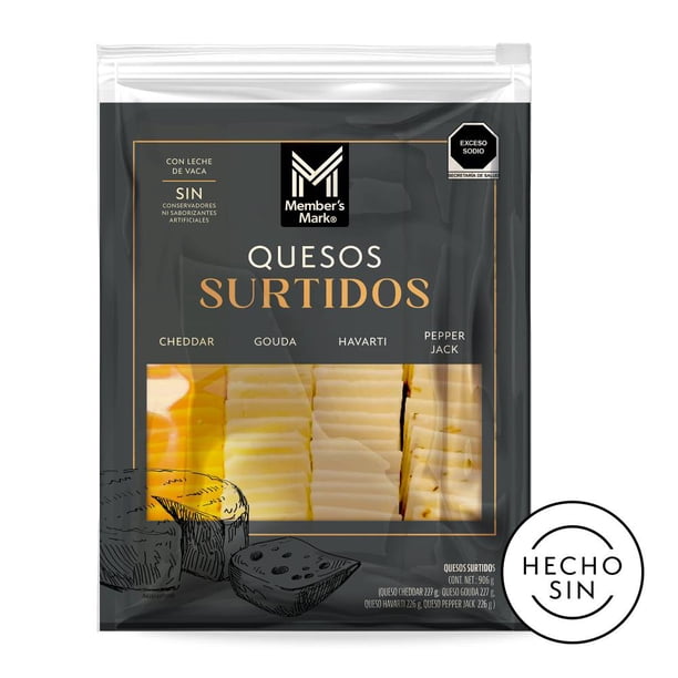 Member's Mark Assorted Cheese Variety Pack 907 g (2 lbs)