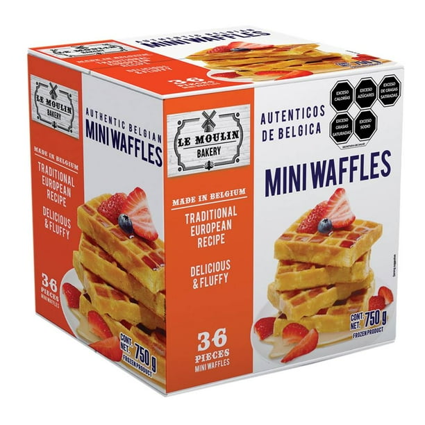 Mini Waffles Le Moulin Bakery 750 g