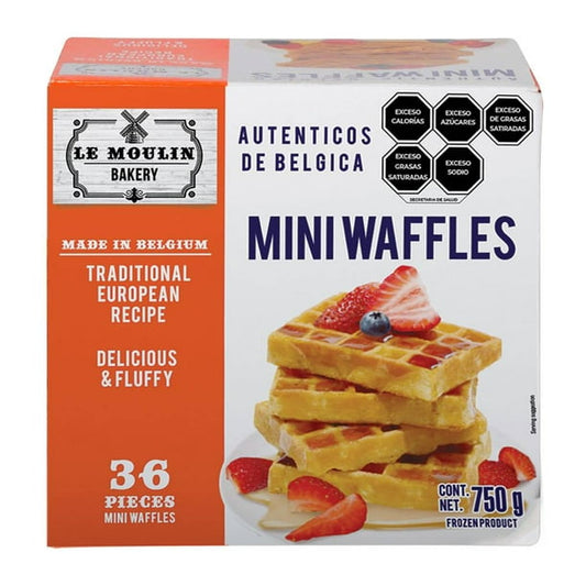 Mini Waffles Le Moulin Bakery 750 g